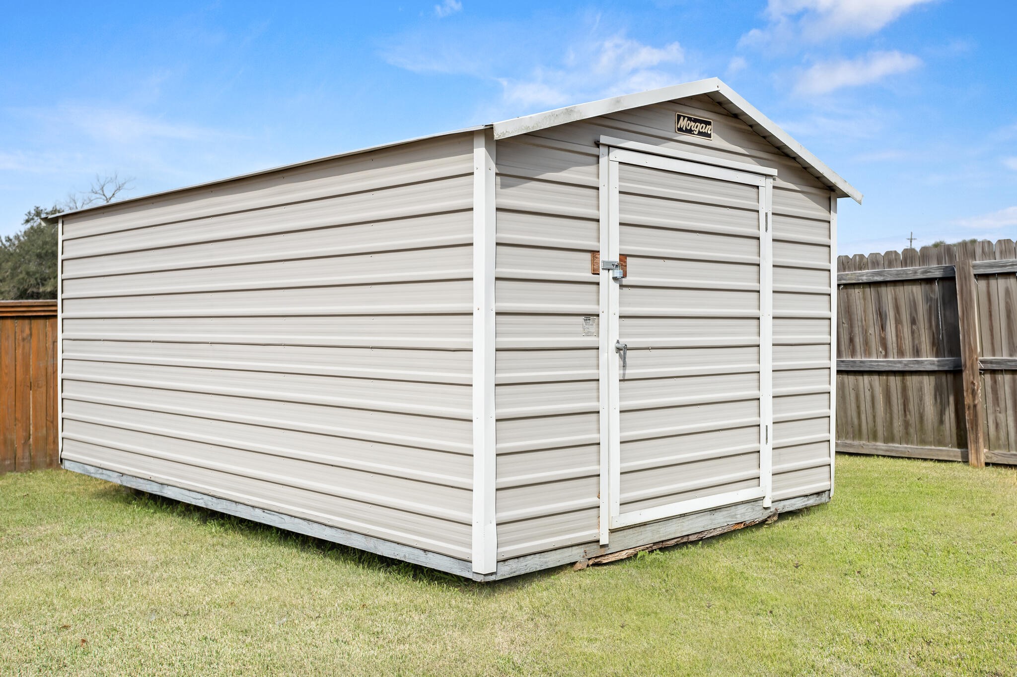 3210 Ethan Symone Street Beaumont, TX 77705 - Photo 32 of 33 a view of a back yard of the house