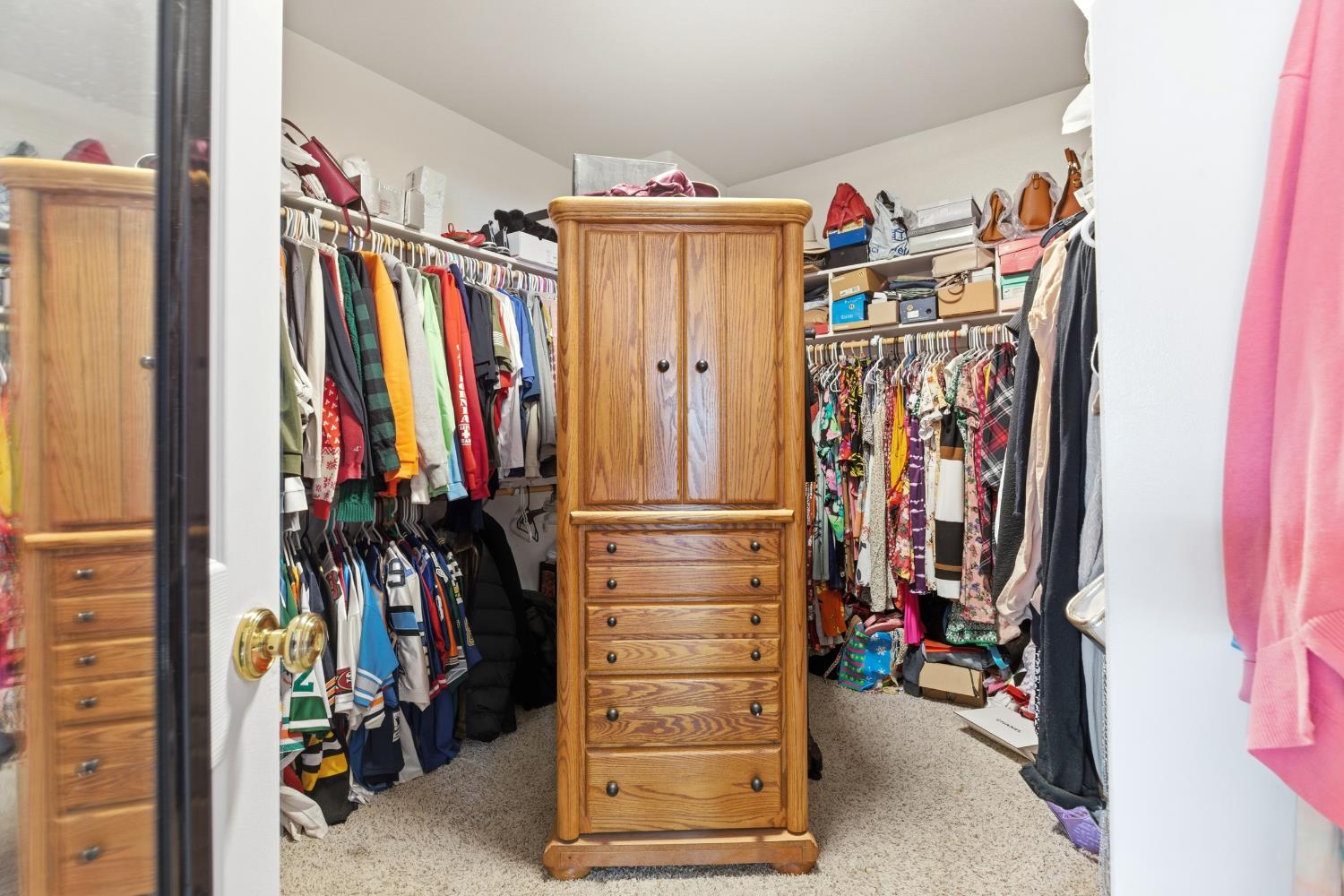 5412 Port Alice Way Salida, CA 95368 - Photo 26 of 37 a view of walk in closet with clothes