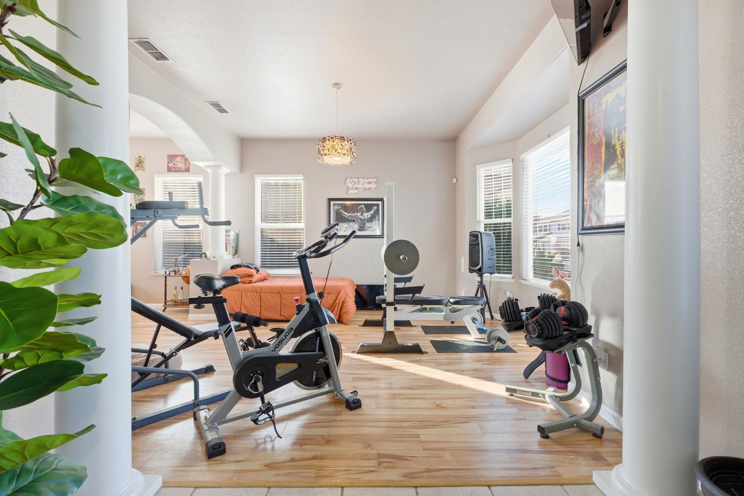 5412 Port Alice Way Salida, CA 95368 - Photo 7 of 37 a view of a workspace with furniture and a window