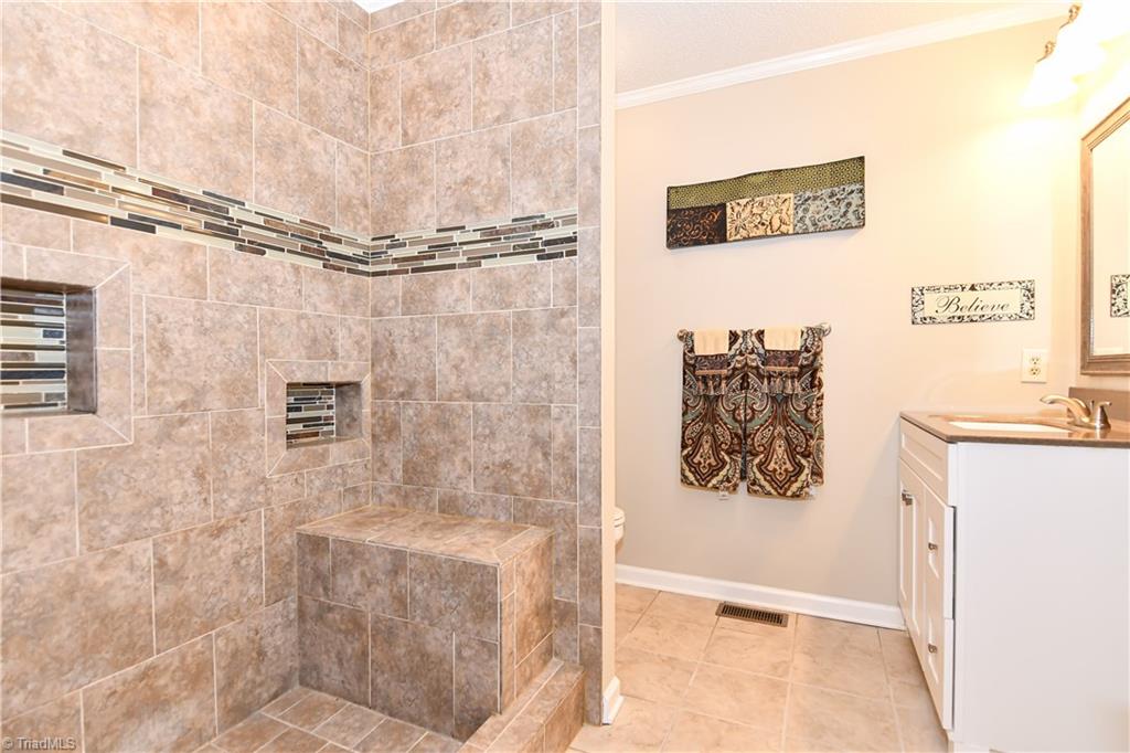 4215 Finch Farm Road Trinity, NC 27370 - Photo 17 of 30 Master bath with updated shaker style vanity.