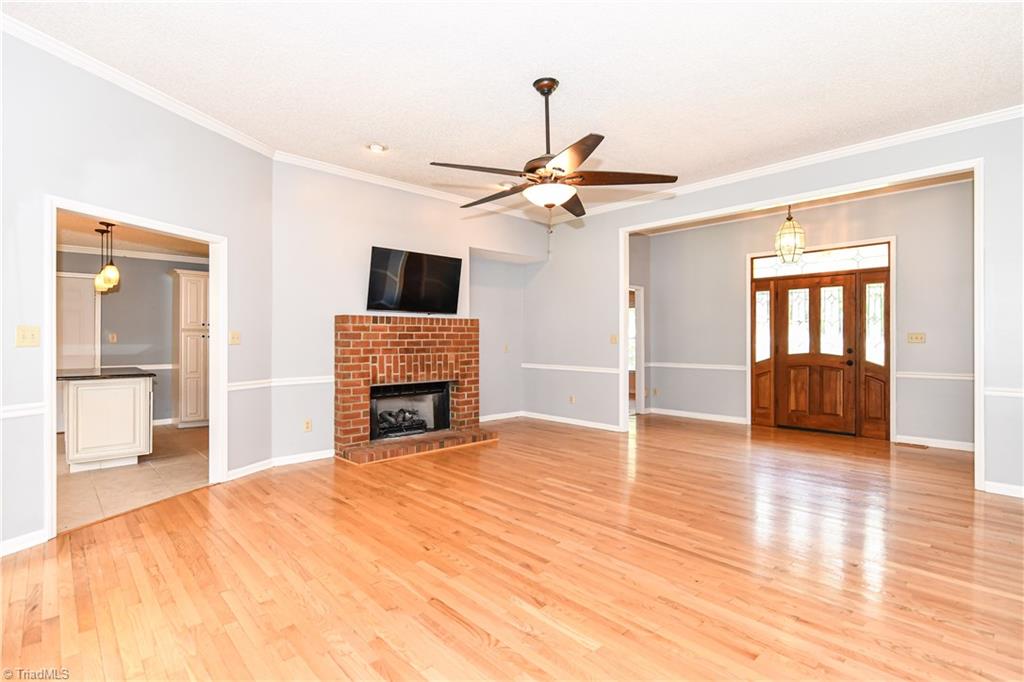 4215 Finch Farm Road Trinity, NC 27370 - Photo 6 of 30 Another view of Living Room & Fireplace.