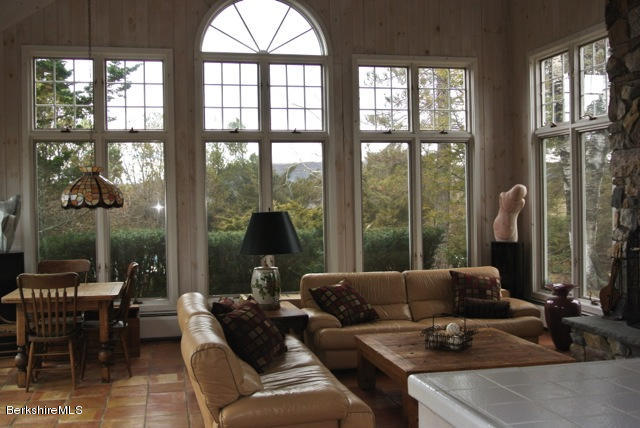 25 Prospect Hill Road Stockbridge, MA 01262 - Photo 4 of 30 a living room with furniture and a large window