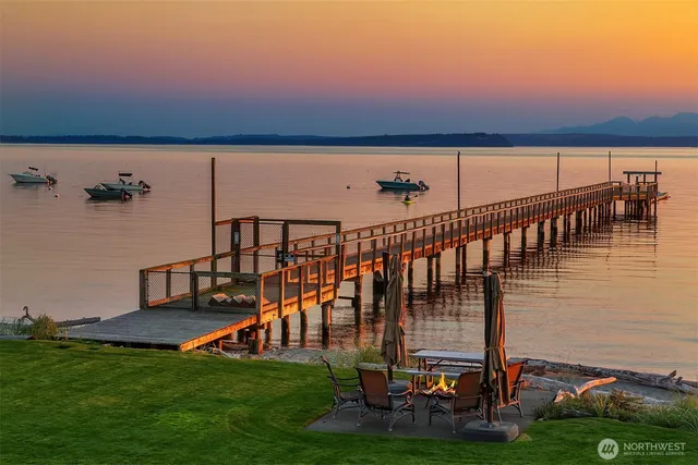 a view of a terrace with chairs