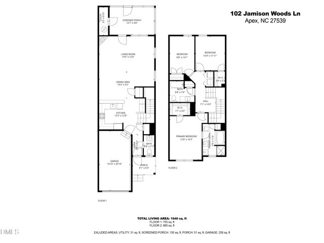 $404,900 | 102 Jamison Woods Lane, Apex, NC 27539