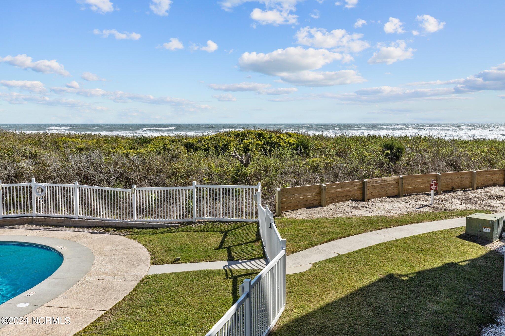 2111 West Fort Macon Road Atlantic Beach, NC 28512 - Photo 35 of 54 Pool and Ocean View