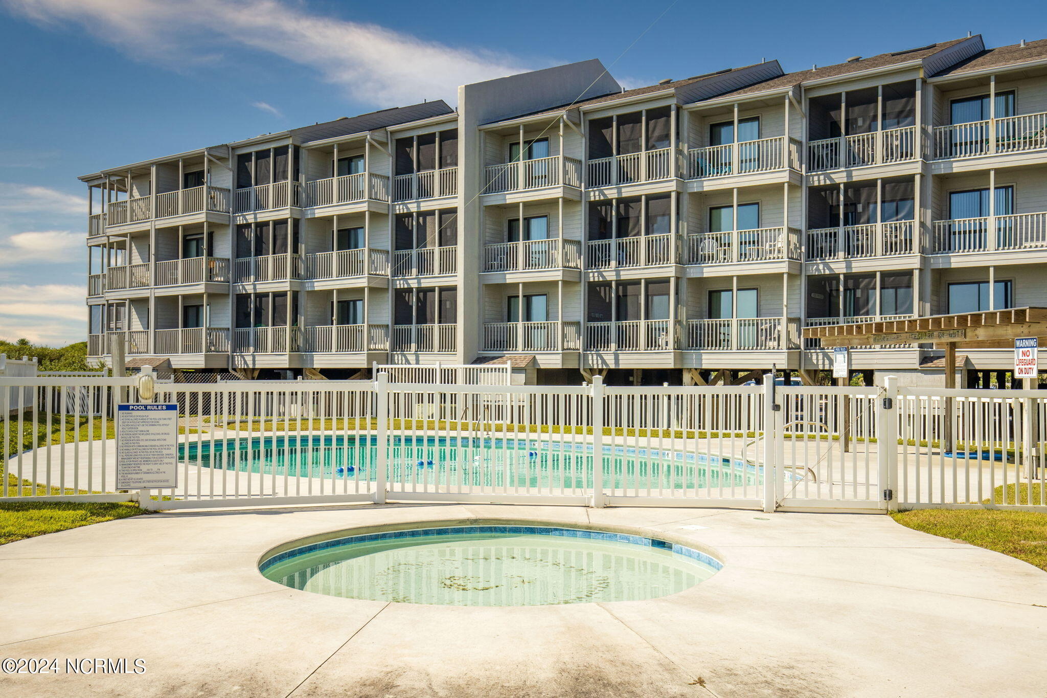 2111 West Fort Macon Road Atlantic Beach, NC 28512 - Photo 48 of 54 Pool and back of condo