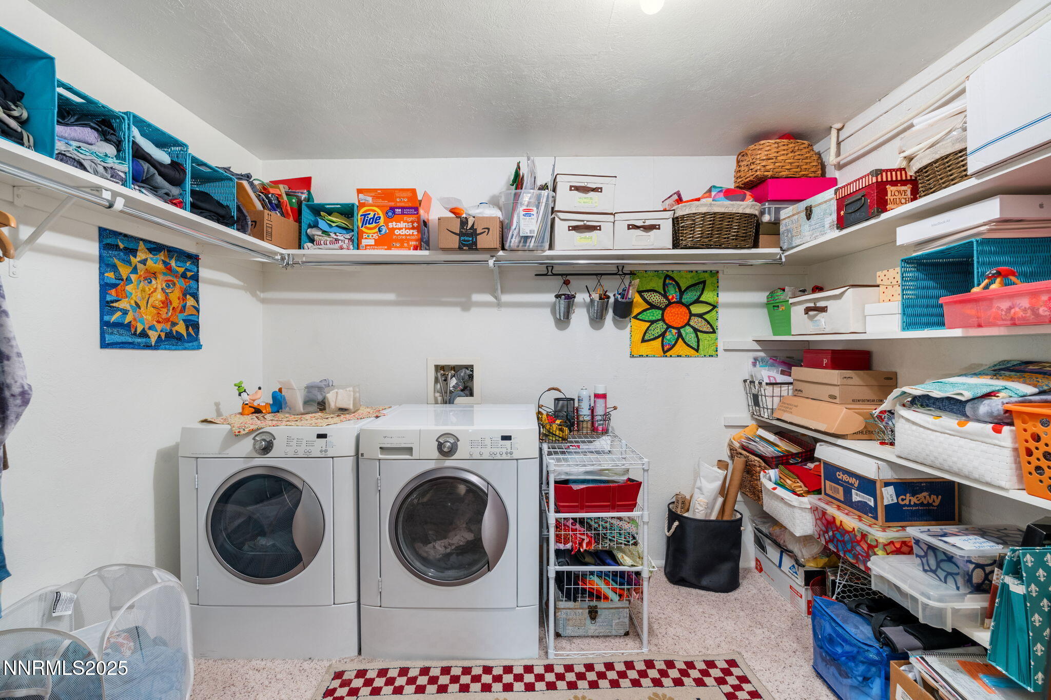 2275 Solari Drive Reno, NV 89509 - Photo 42 of 52 a utility room with fridge and wooden floor