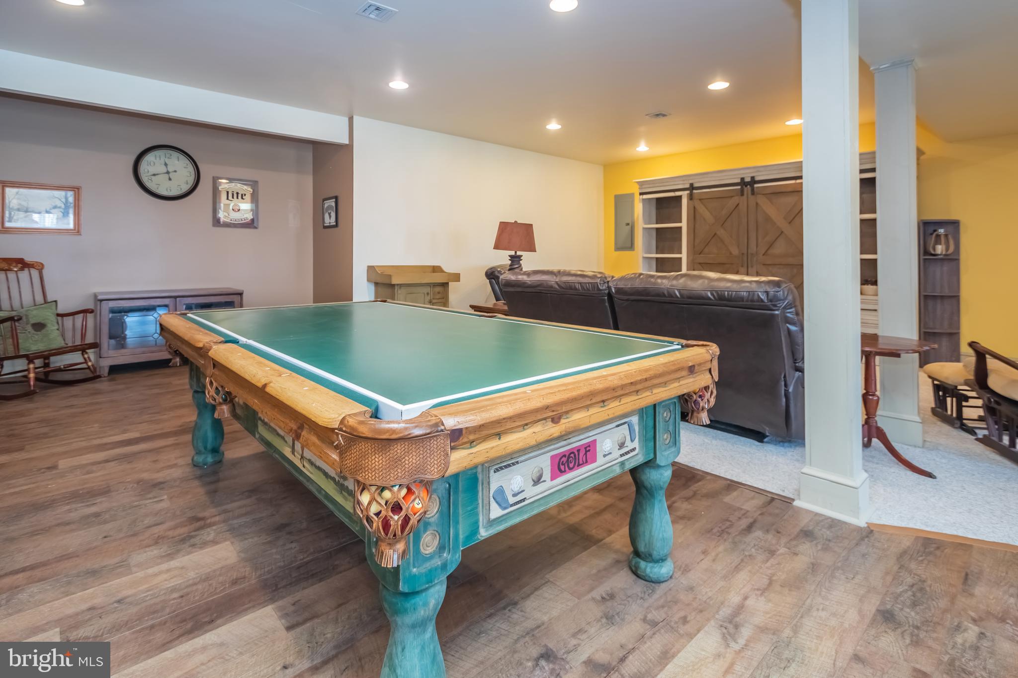 726 Sunset Ridge Drive McHenry, MD 21541 - Photo 31 of 50 a room with furniture pool table and a flat screen tv