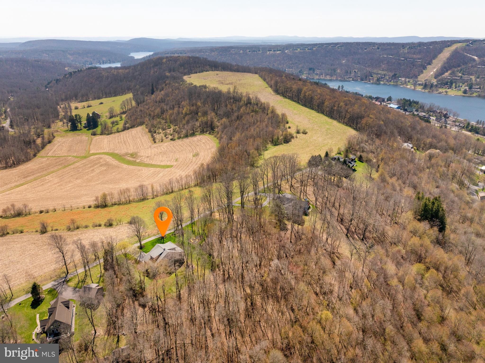 726 Sunset Ridge Drive McHenry, MD 21541 - Photo 49 of 50 a view of a yard with a mountain and trees in the background