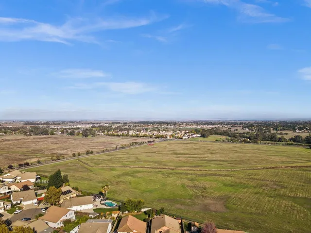 a view of a city with an ocean beach
