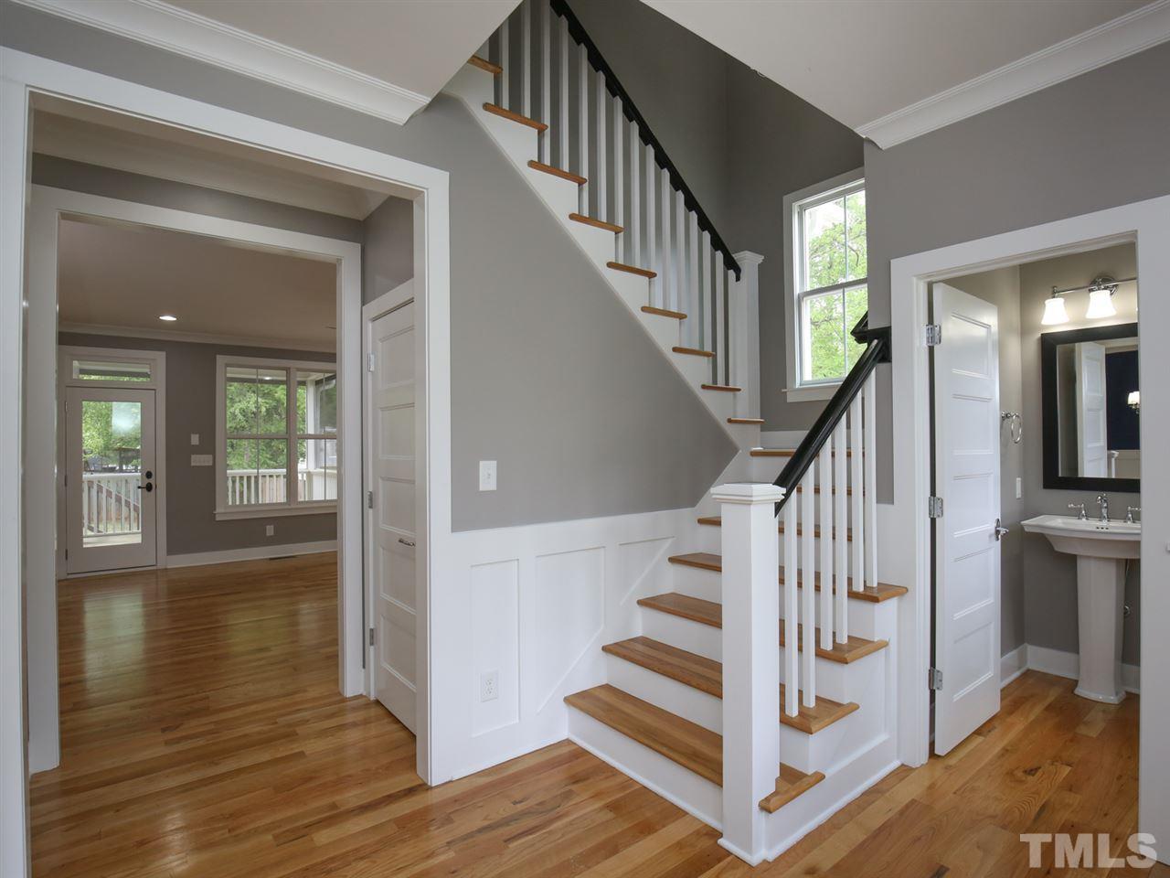 1101 North State Street Raleigh, NC 27604 - Photo 4 of 25 a view of entryway and hall with wooden floor