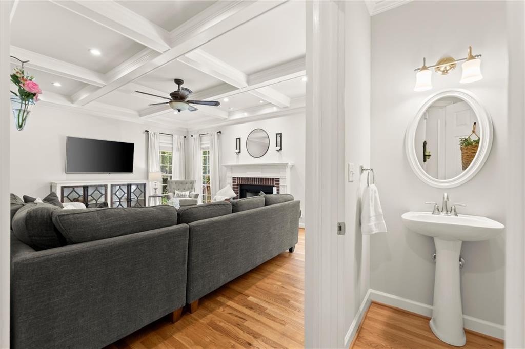 313 Thorntree Lane Canton, GA 30115 - Photo 11 of 51 a living room with furniture and a wooden floor