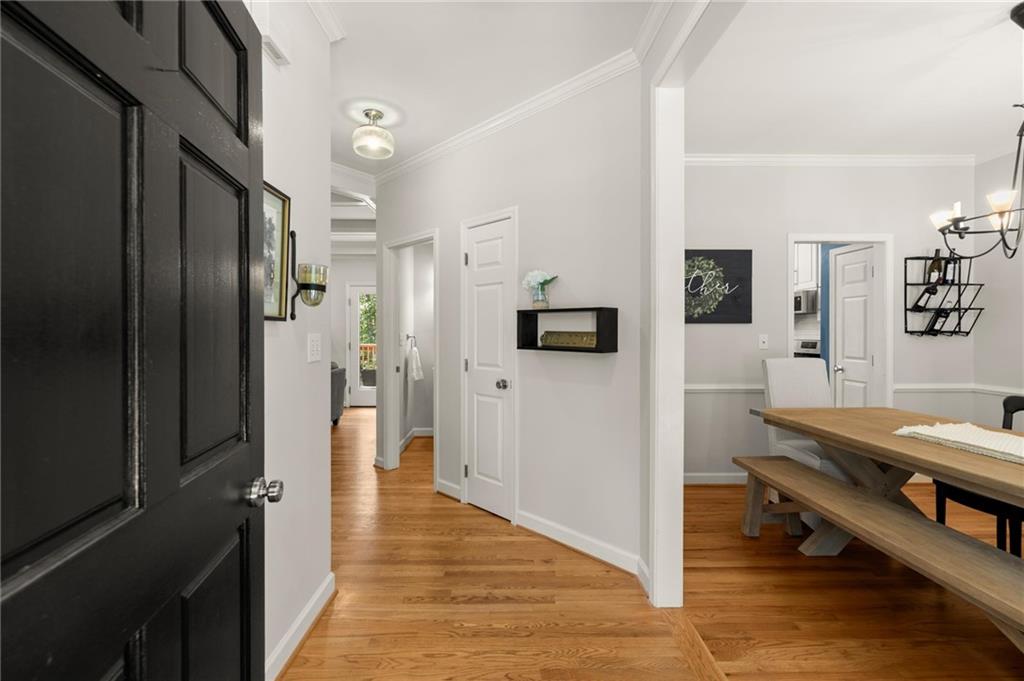 313 Thorntree Lane Canton, GA 30115 - Photo 5 of 51 a view of a kitchen from the hallway