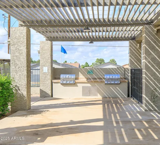 a view of a balcony door