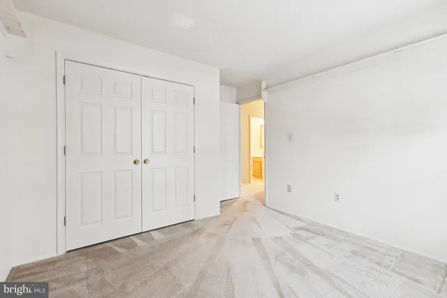 a view of an empty room