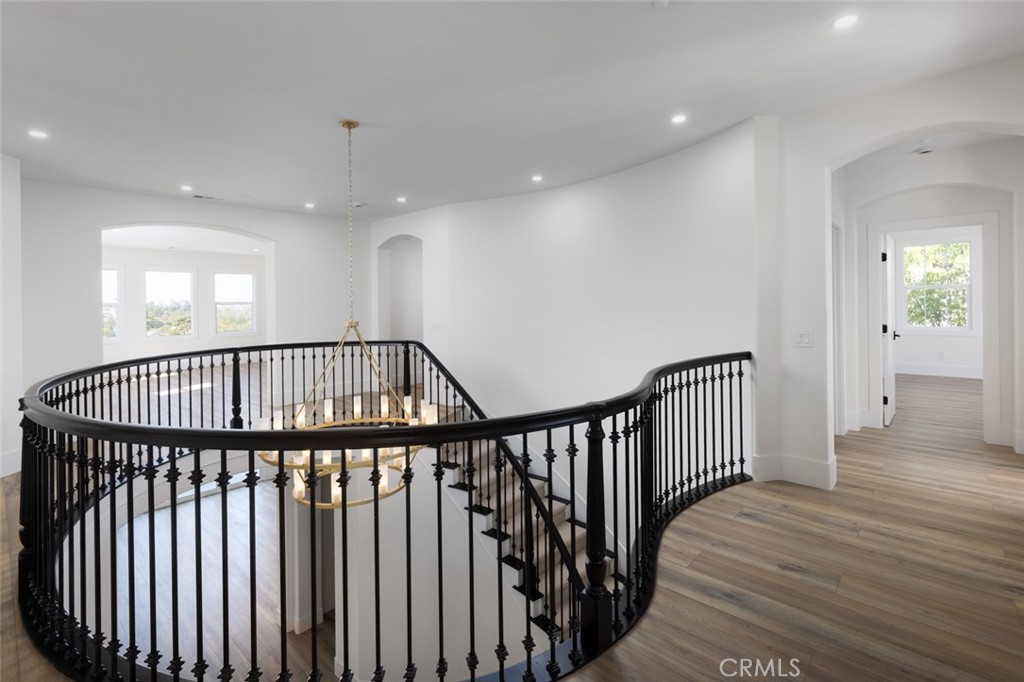 4158 Costero Risco San Clemente, CA 92673 - Photo 40 of 56 a view of a hallway with wooden floor