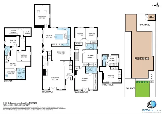 $2,700,000 | 3453 Bedford Avenue | Nottingham