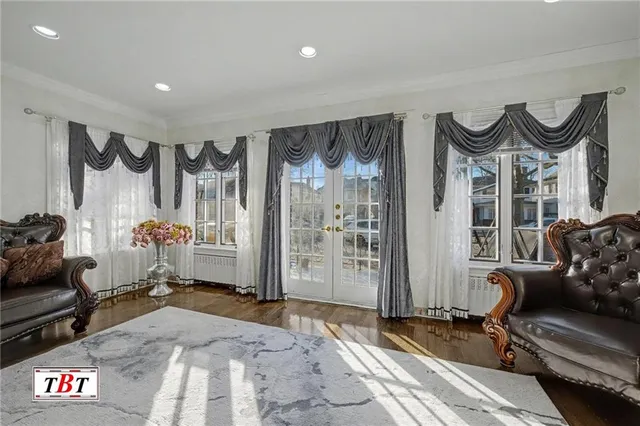 a bathroom with a sink a mirror and a shower
