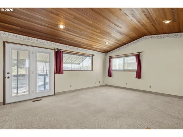 a view of an empty room