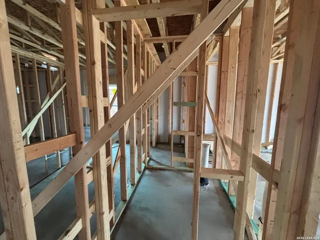 a view of an entryway with staircase