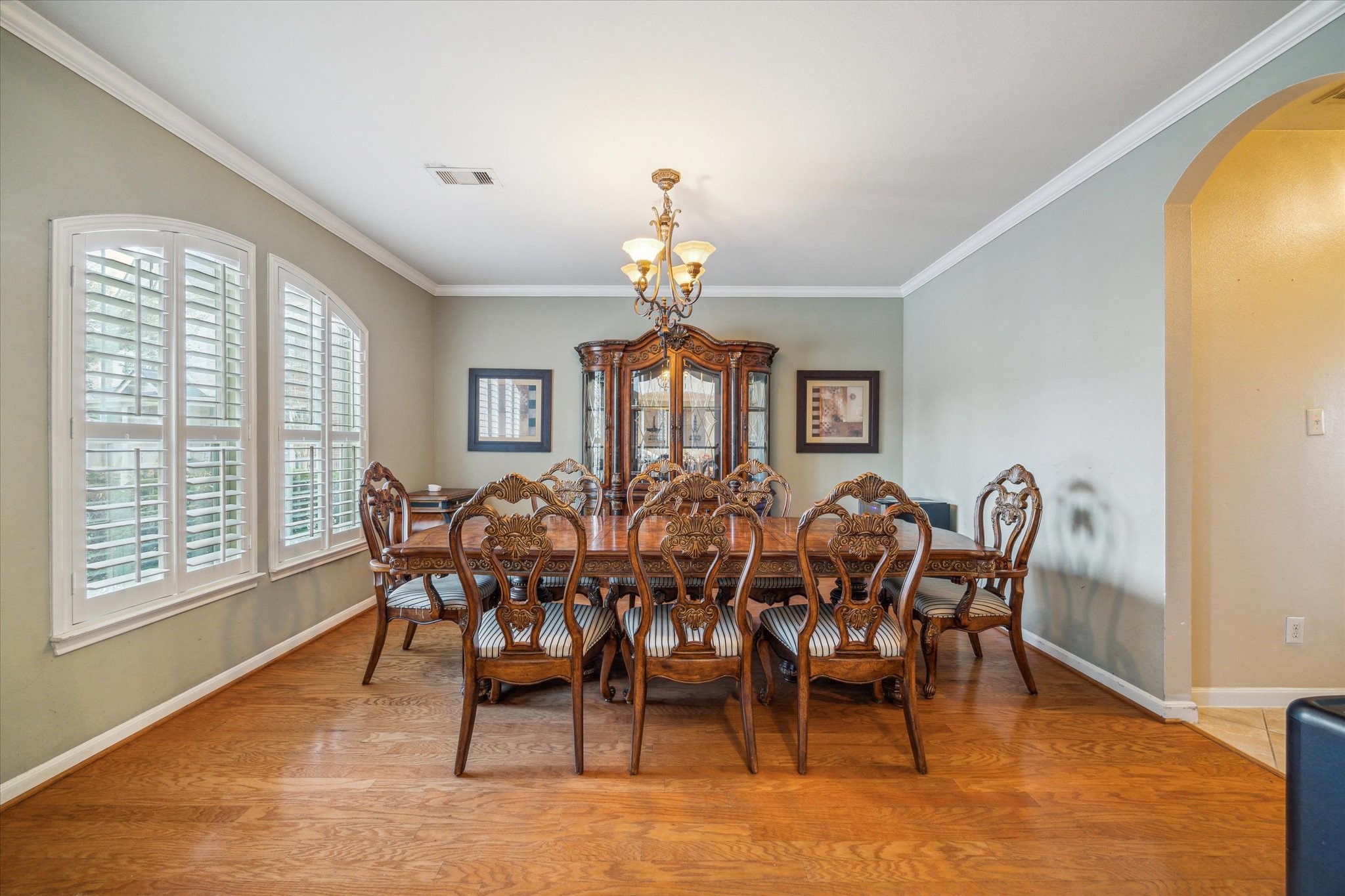 15907 Chart House Court Houston, TX 77044 - Photo 6 of 28 a view of a dining room with furniture window and outside view