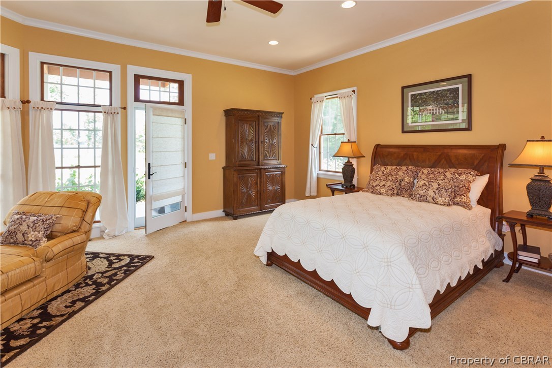 215 McSwain Road White Stone, VA 22578 - Photo 13 of 31 Owner's Suite - Cozy sitting area with lovely waterfront views