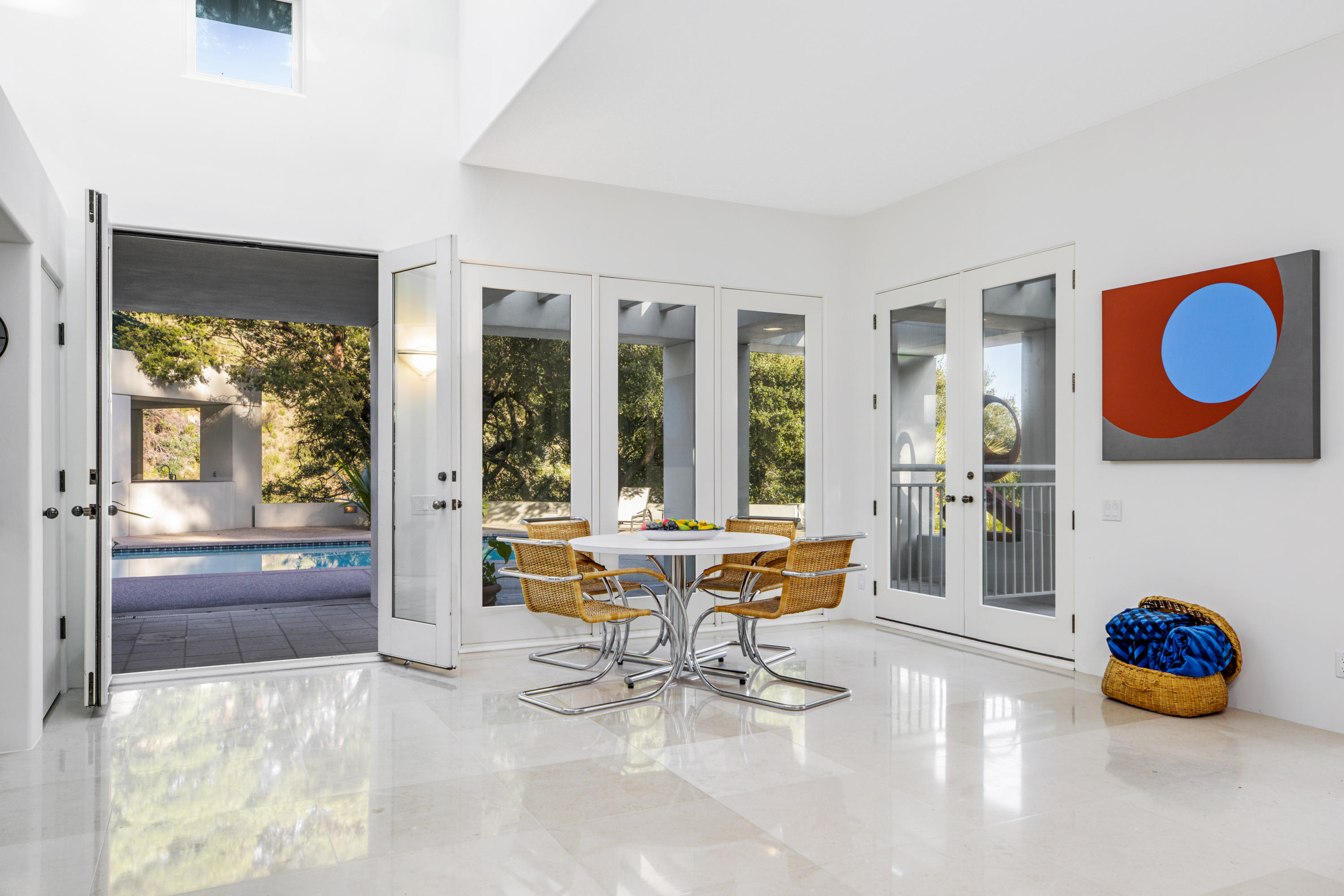 915 Park Lane Montecito, CA 93108 - Photo 31 of 33 a living room with furniture and floor to ceiling windows