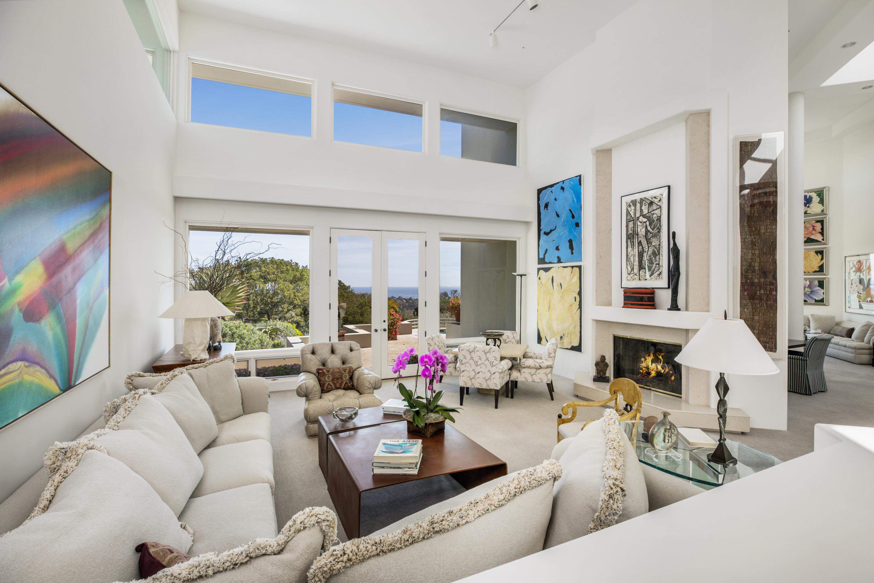 915 Park Lane Montecito, CA 93108 - Photo 7 of 33 a living room with furniture and a large window