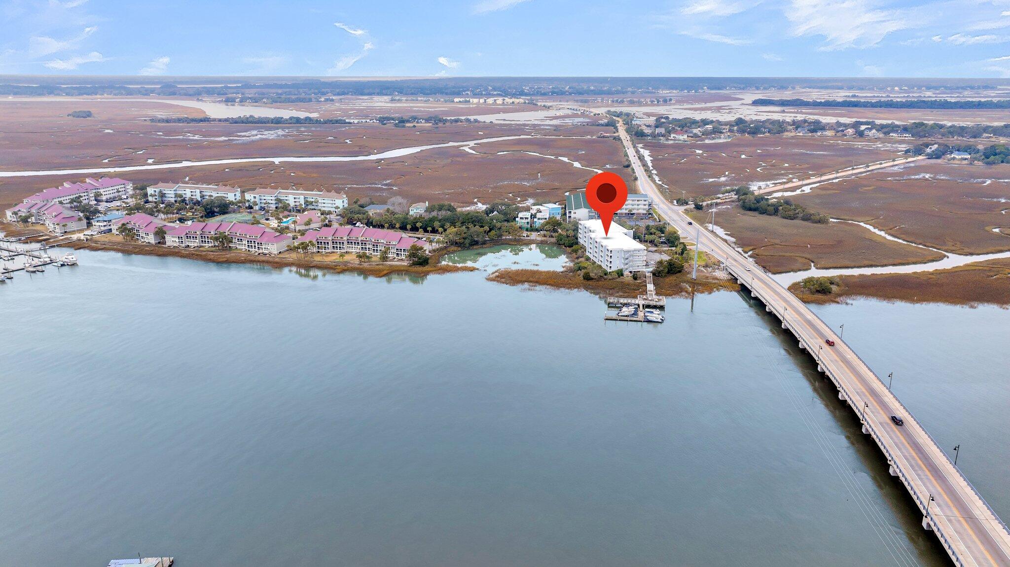 2395 Folly Road, Unit 4F Folly Beach, SC 29439 - Photo 29 of 31 CREM - 2395 Folly Rd 4F + Aerials + Amen