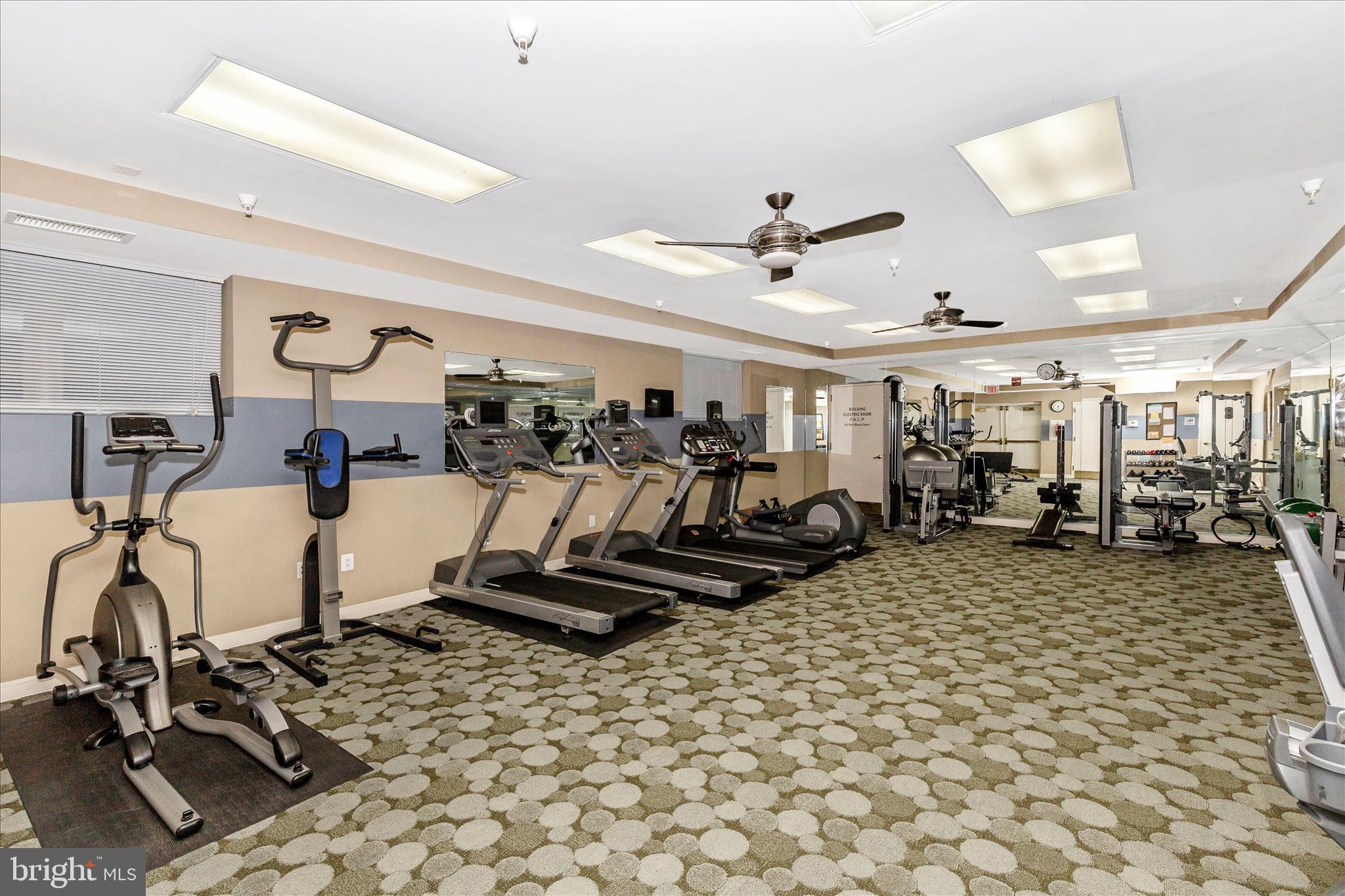 35 East All Saints Street, Unit 114 Frederick, MD 21701 - Photo 28 of 37 a view of a room with gym equipment