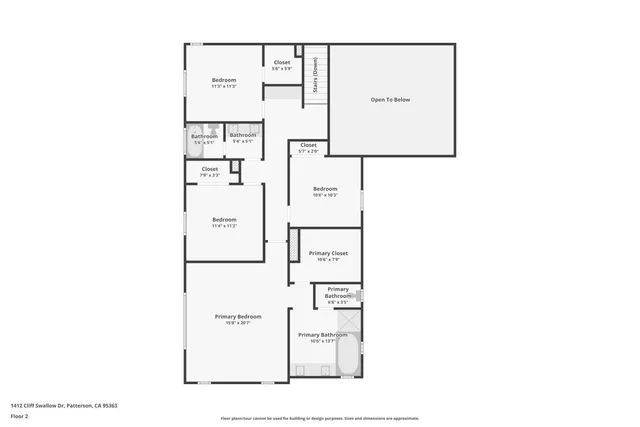 $549,000 | 1412 Cliff Swallow Drive, Patterson, CA 95363
