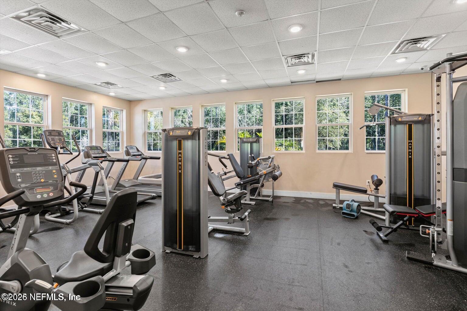 196 Silver Reef Lane St. Augustine, FL 32095 - Photo 60 of 62 a view of a room with gym equipment