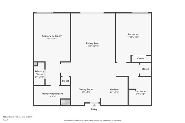 $849,000 | 88 Bush Street, Unit 3178, San Jose, CA 95126