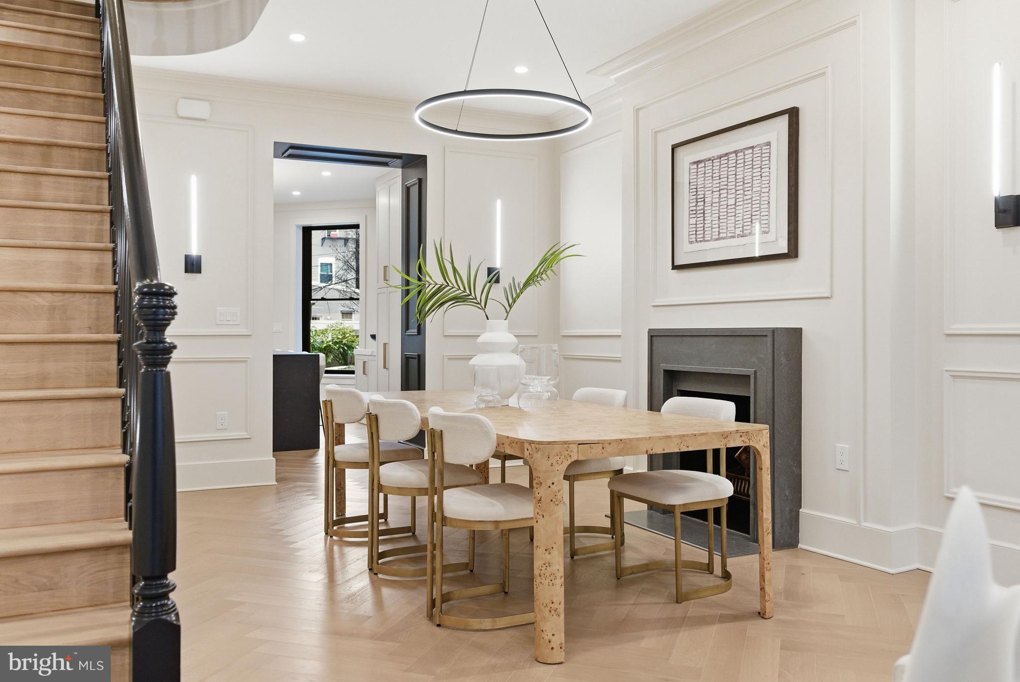 1816 Belmont Road Northwest Washington, DC 20009 - Photo 9 of 62 a view of a dining room with furniture