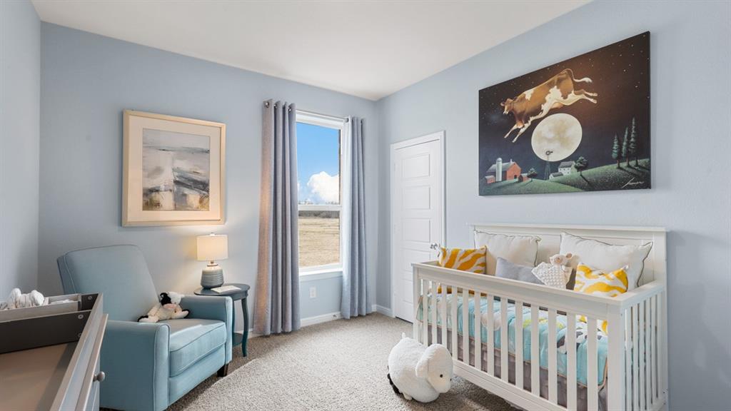 317 Potato Street Keene, TX 76059 - Photo 22 of 36 a bedroom with furniture and a window