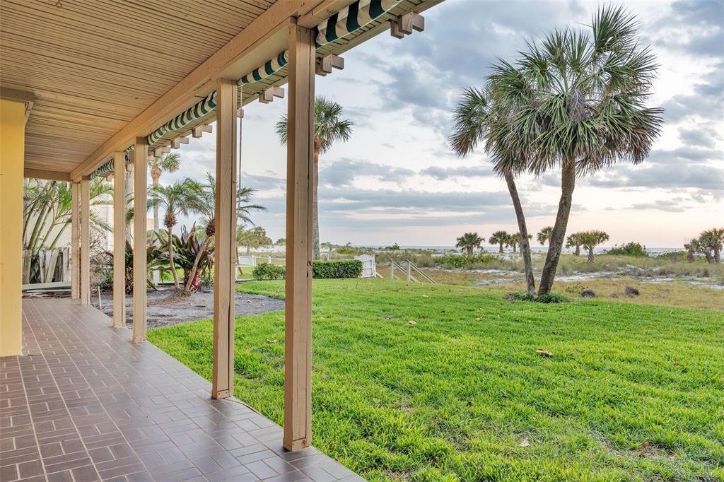 1058 Eldorado Avenue Clearwater Beach, FL 33767 - Photo 70 of 79 a view of a garden with a tree