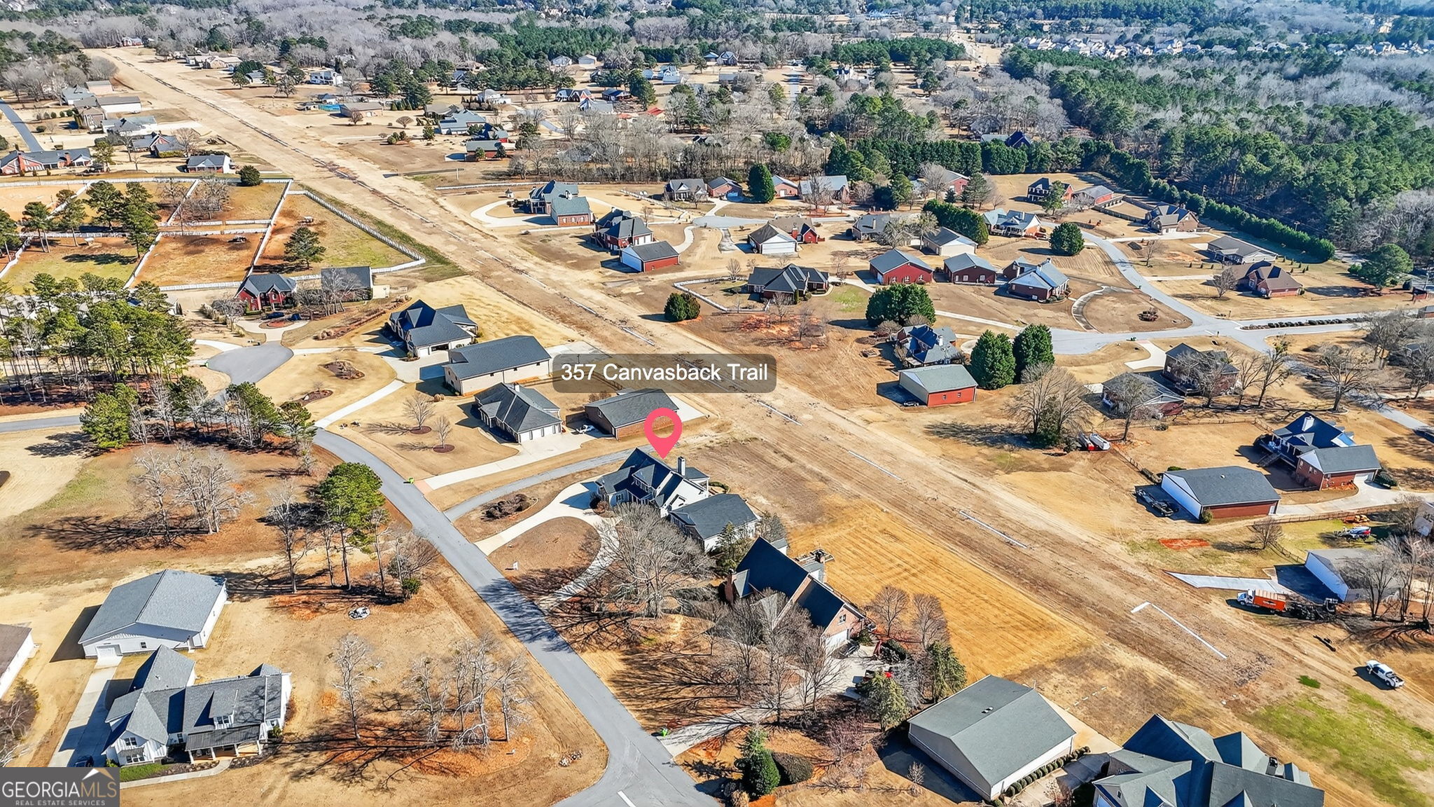 357 Canvasback Trail Locust Grove, GA 30248 - Photo 3 of 35 an aerial view of a city