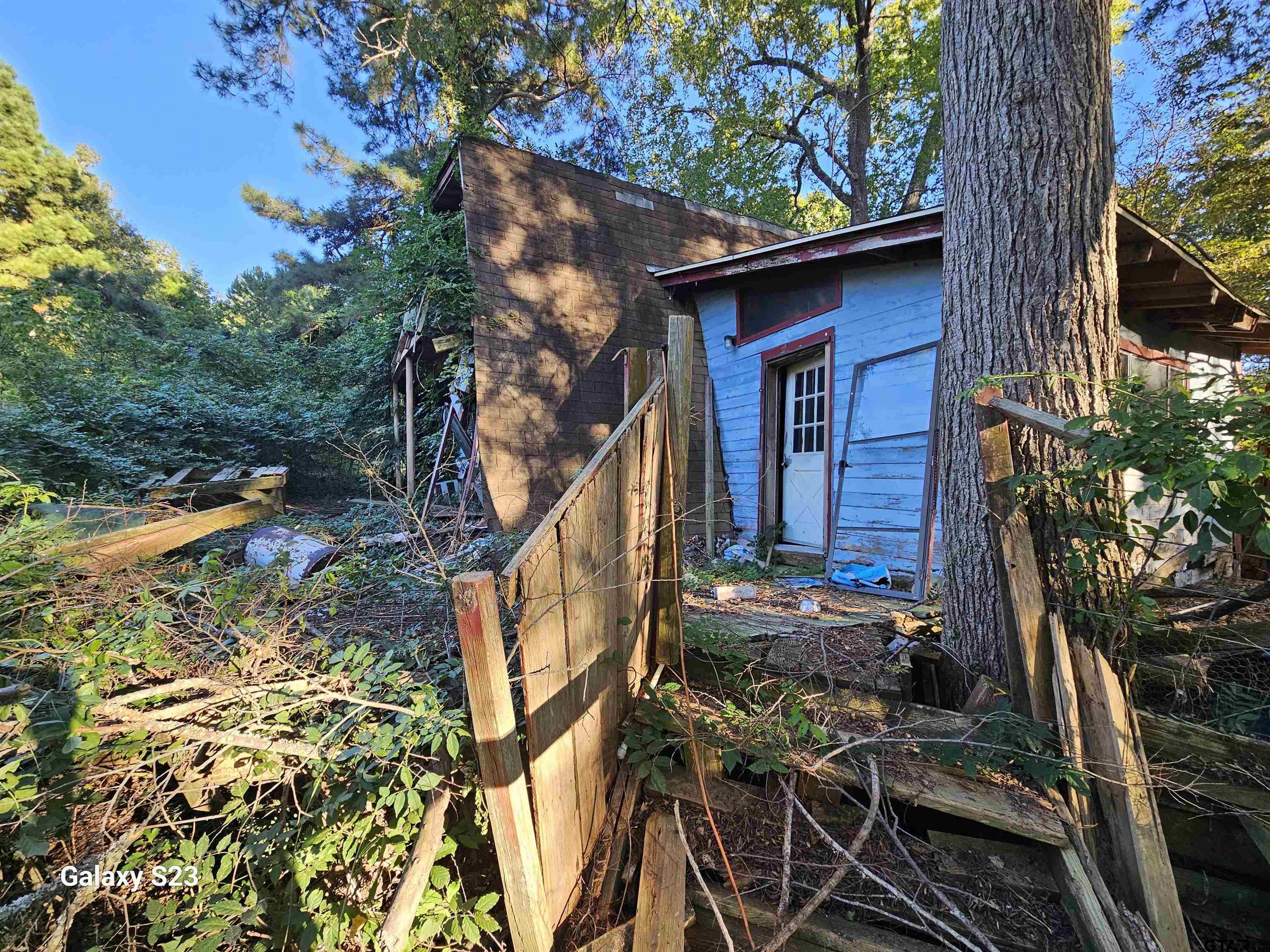 15830 Shady Creek Road Tyler, TX 75705 - Photo 15 of 32 a yellow house with trees in front of it