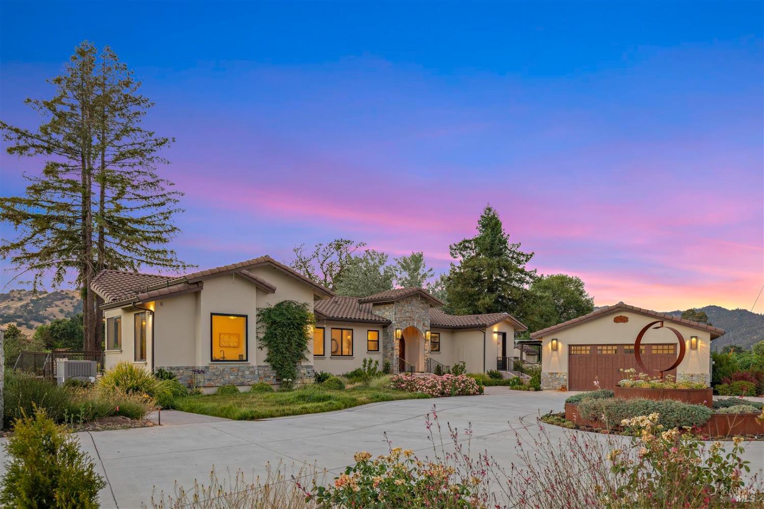 3190 Highway 128 Calistoga, CA 94515 - Photo 1 of 1 a front view of a house with a yard