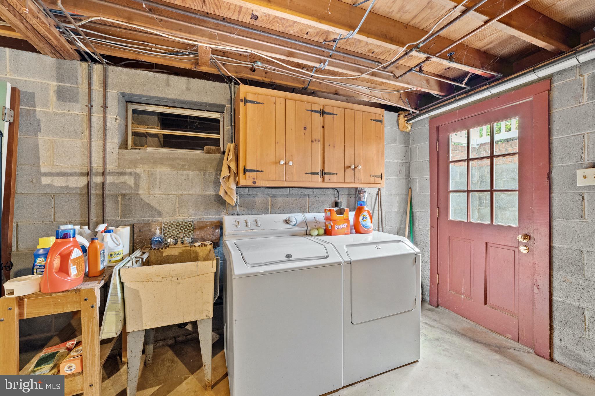 16356 Ryland Chapel Road Rixeyville, VA 22737 - Photo 26 of 36 Washer & Dryer are in basement w/exterior doorway