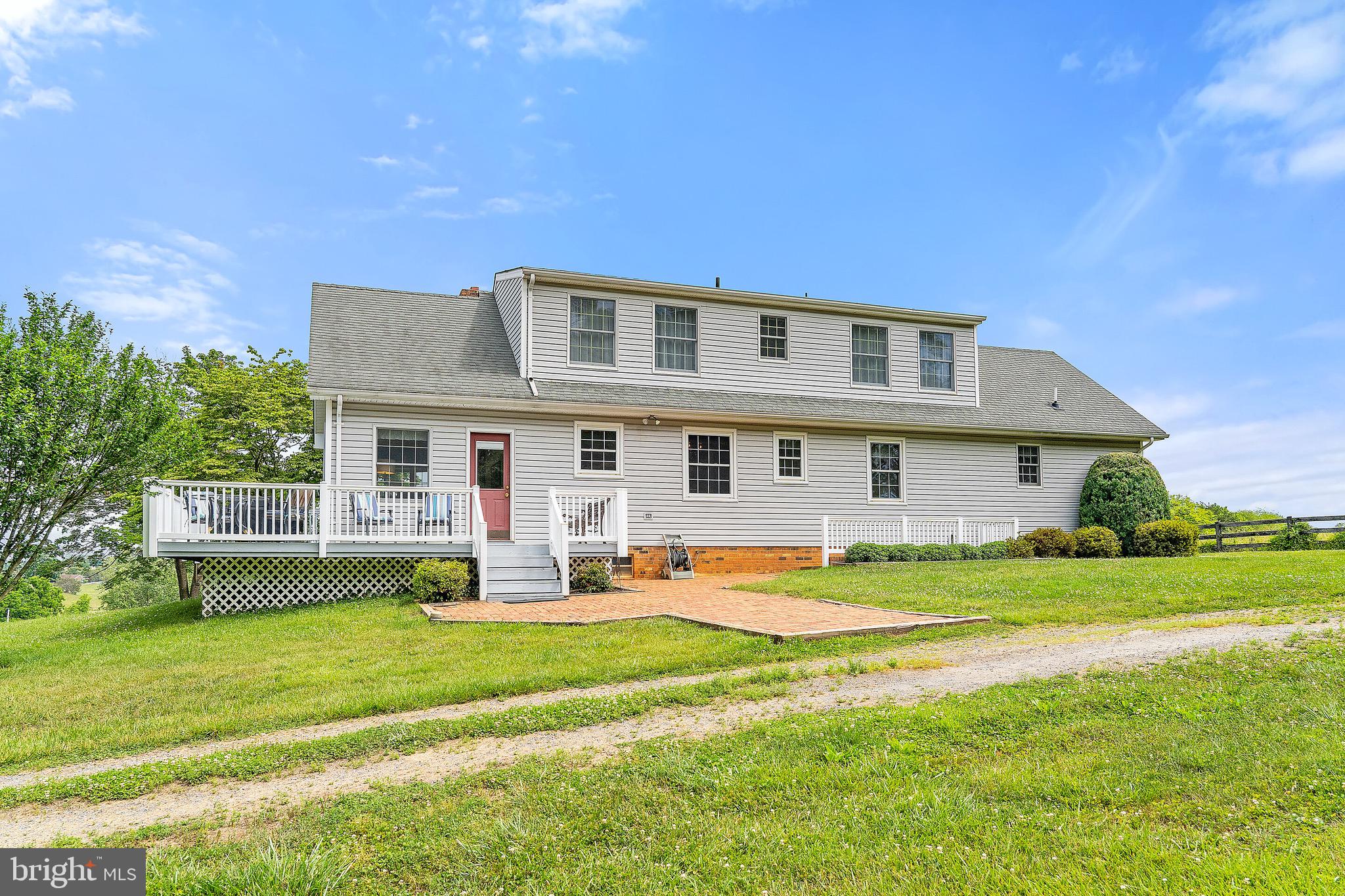 16356 Ryland Chapel Road Rixeyville, VA 22737 - Photo 28 of 36 Back of the house: circular drive, kennels,&garage