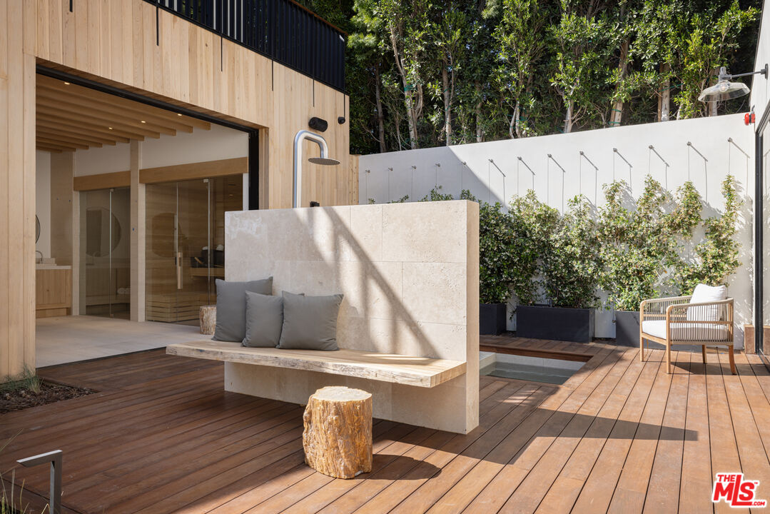 16036 Woodvale Road Encino, CA 91436 - Photo 19 of 54 a view of outdoor space yard deck and living room