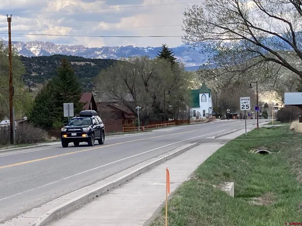 a car parked on the side of the road