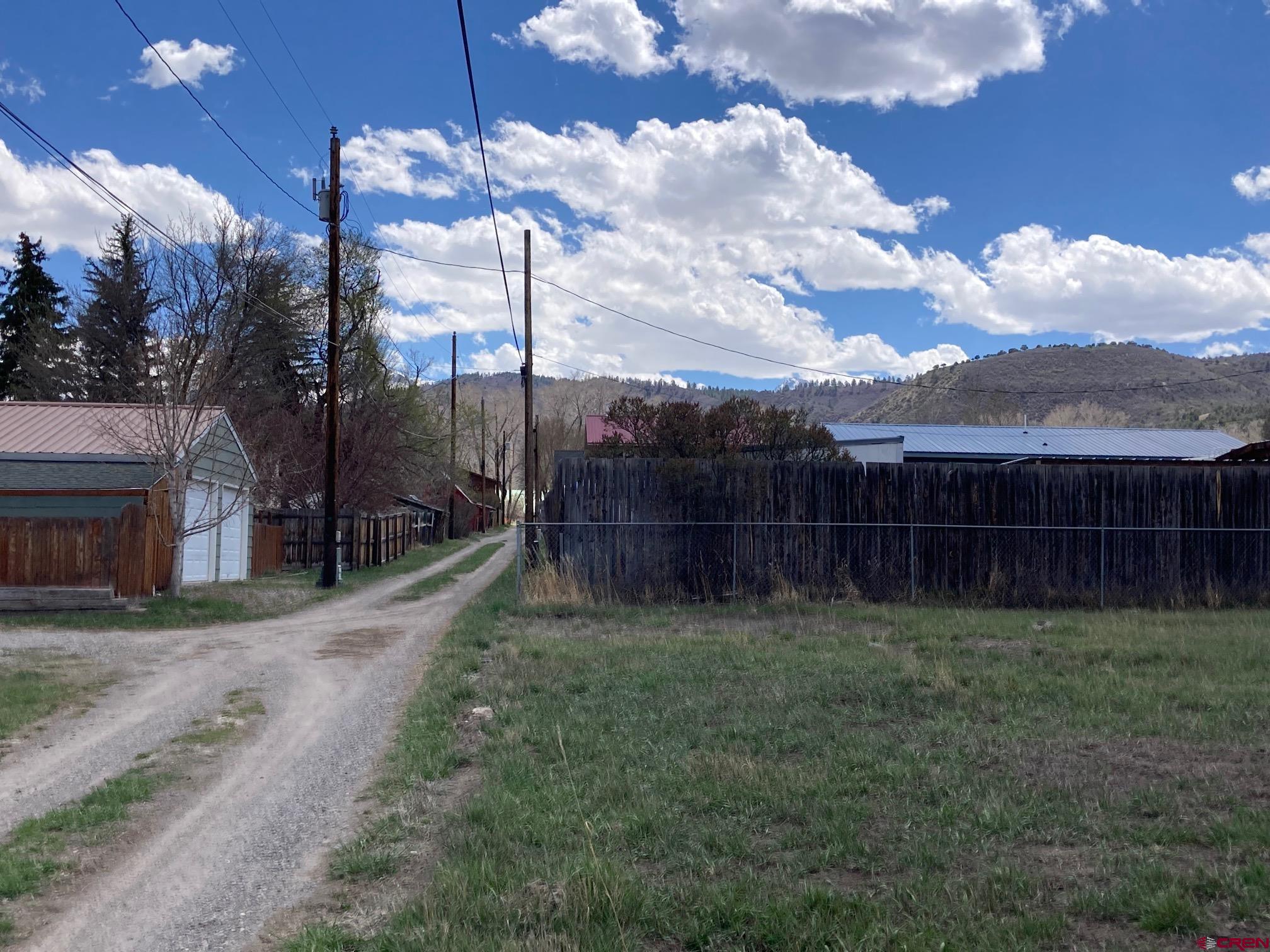 134 South Charlotte Street Ridgway, CO 81432 - Photo 4 of 23 a view of a backyard with potted plants and a large tree
