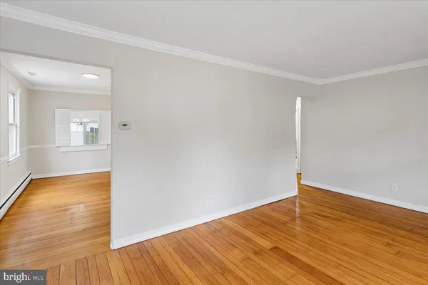 wooden floor in an empty room