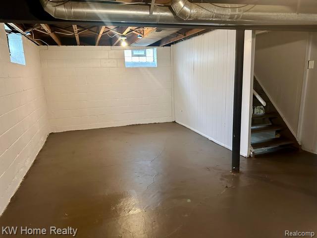 4607 Cadieux Road Detroit, MI 48224 - Photo 13 of 18 Basement featuring stairway