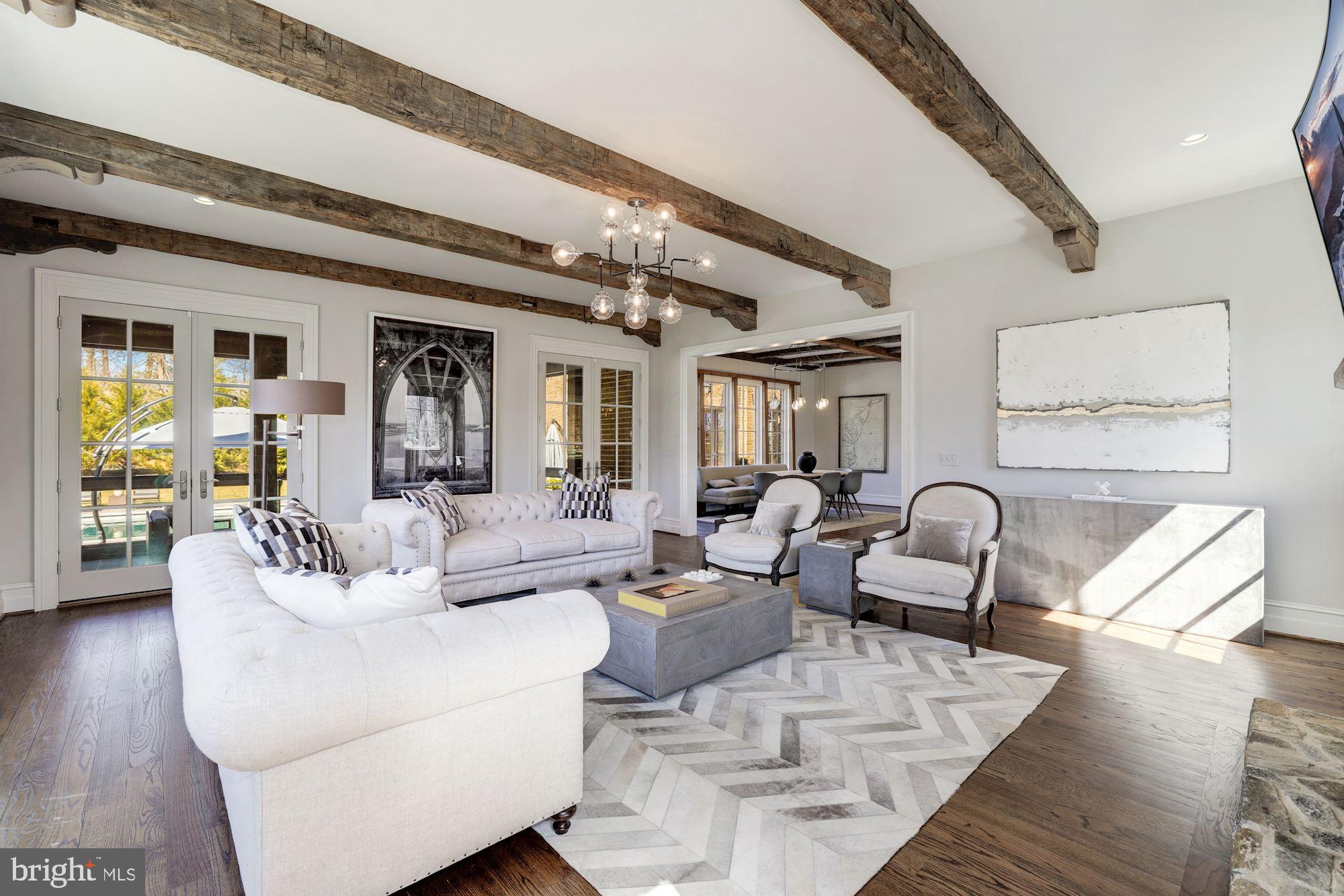 7720 Georgetown Pike McLean, VA 22102 - Photo 23 of 70 Great Room with masonry Fireplace