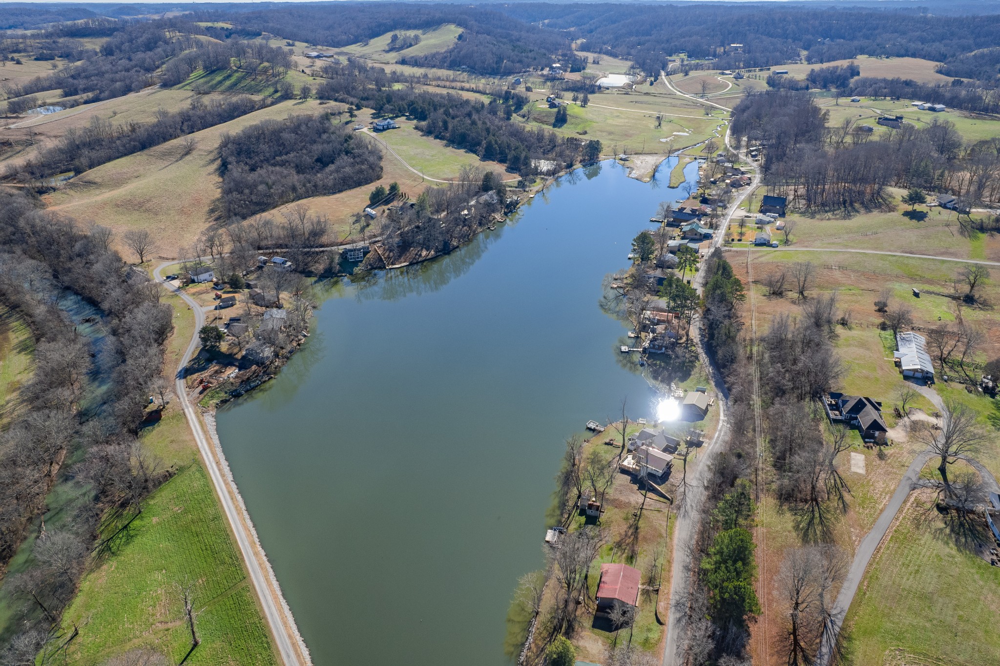 807 Clear Creek Road Pulaski, TN 38478 - Photo 61 of 68 an aerial view of residential houses with outdoor space