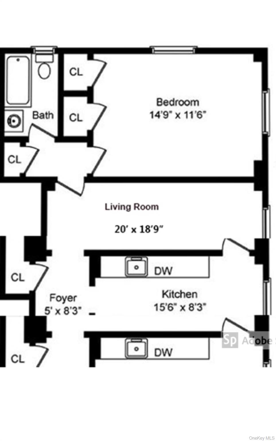 390 Riverside Drive, Unit 12AC Manhattan, NY 10025 - Photo 29 of 29 View of property floor plan