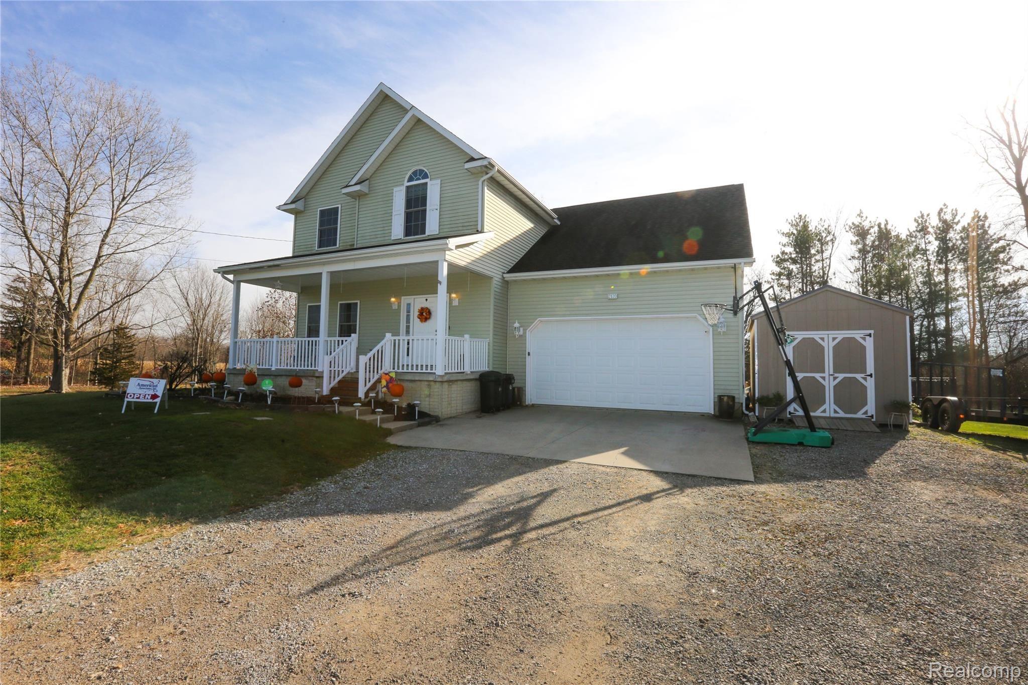 Built in 2007,  4 Bedrooms, 2.5 Baths, 3.62 Acres!